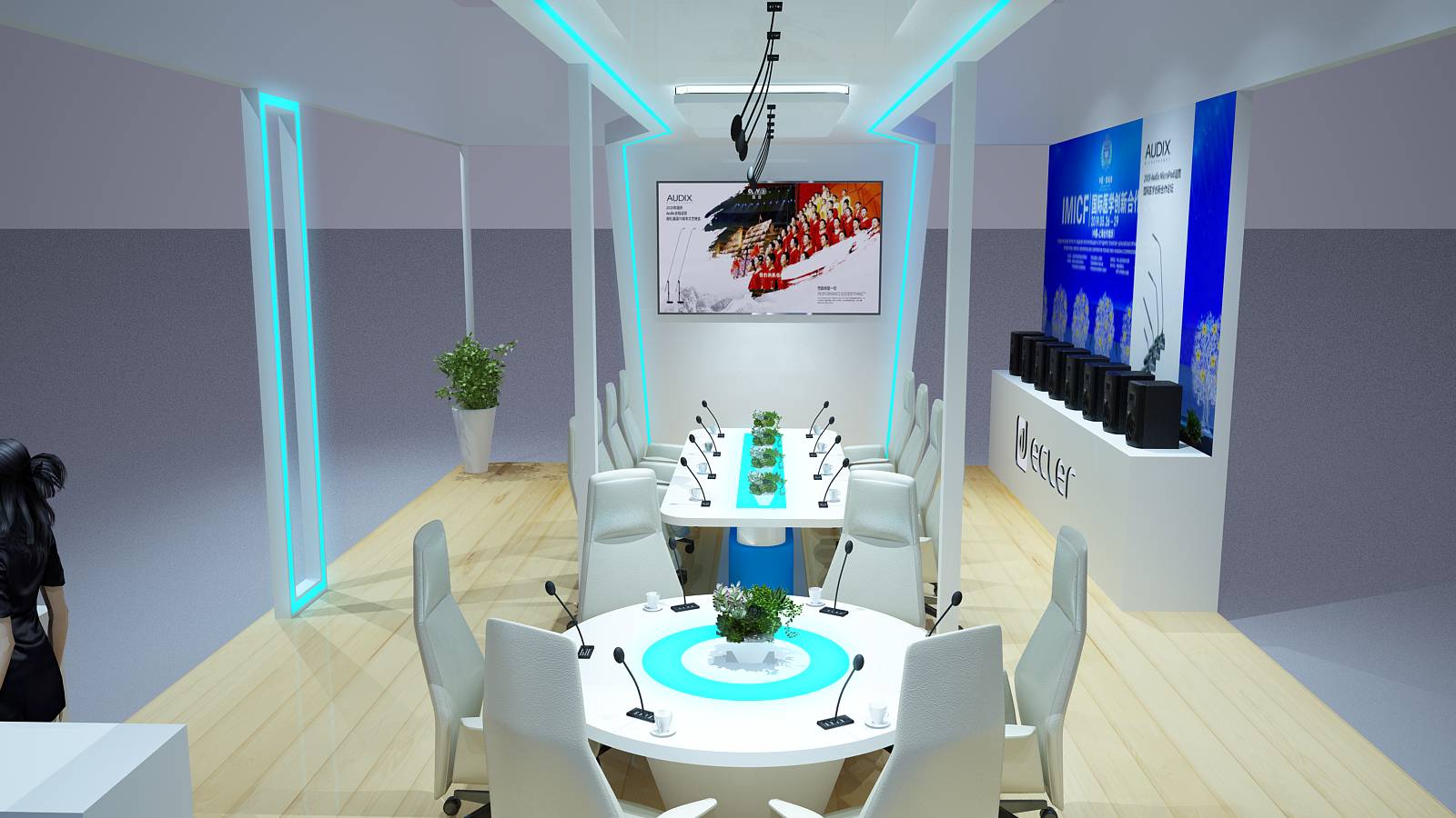 北京視聽(tīng)展 易創(chuàng)視聽(tīng)展臺(tái)設(shè)計(jì)搭建