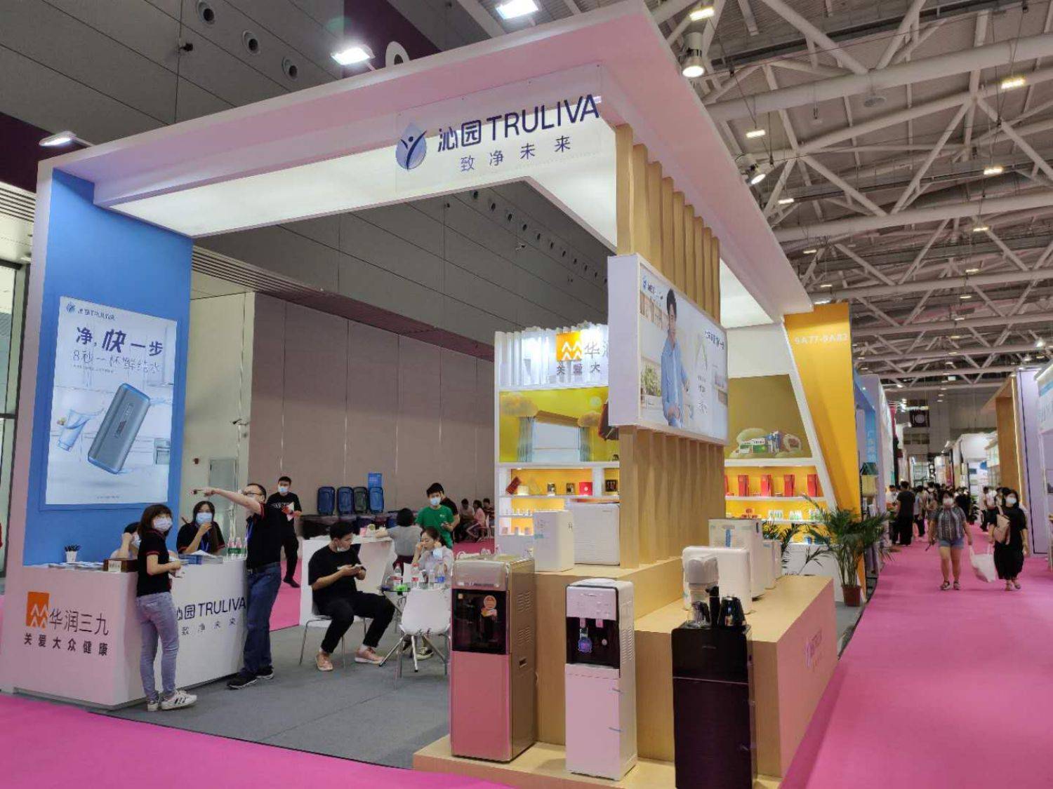 深圳禮品展沁園展覽展臺(tái)展示設(shè)計(jì)搭建