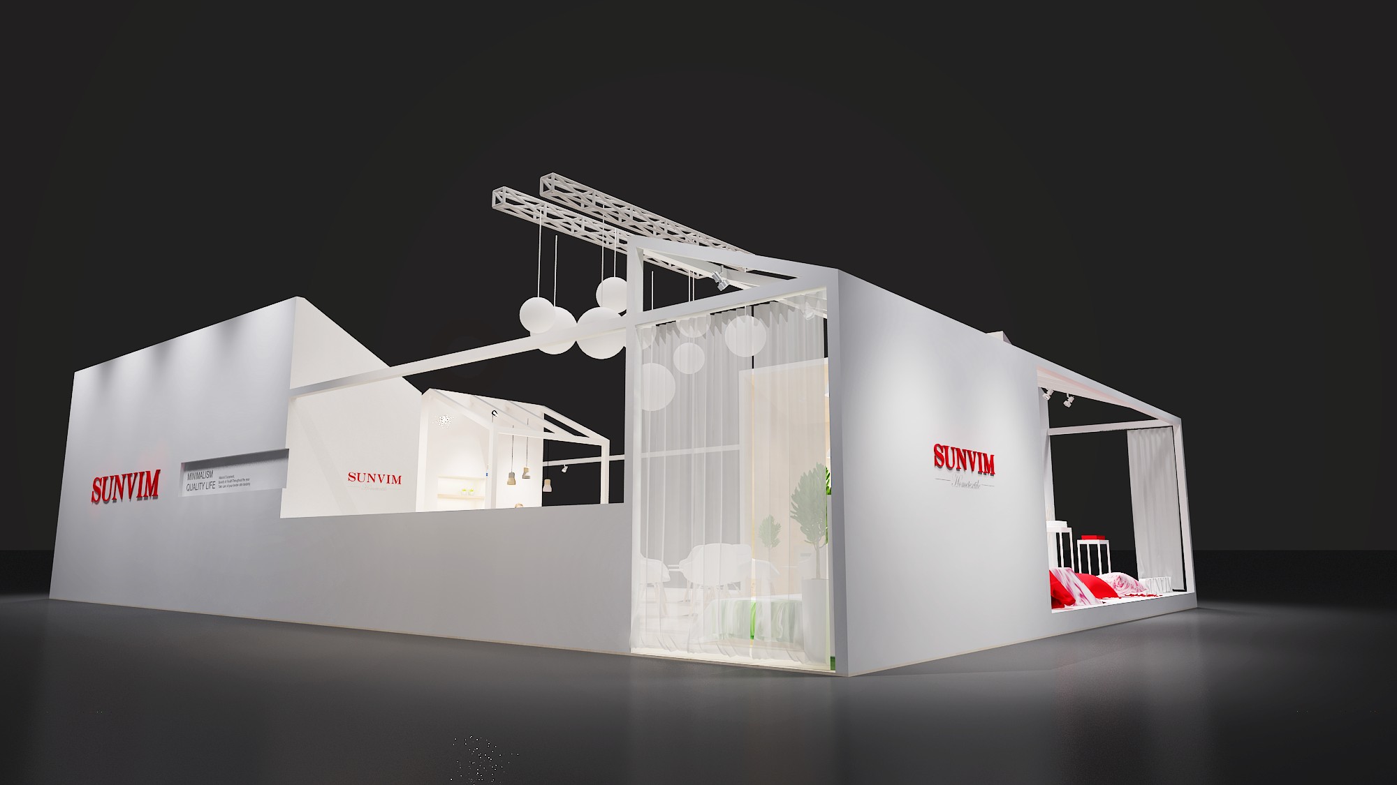 孚日集團深圳禮品展展臺設(shè)計