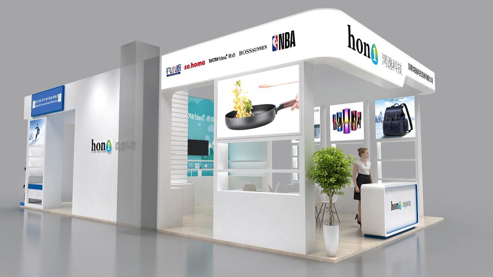 鴻逸科技廚具展展臺設(shè)計