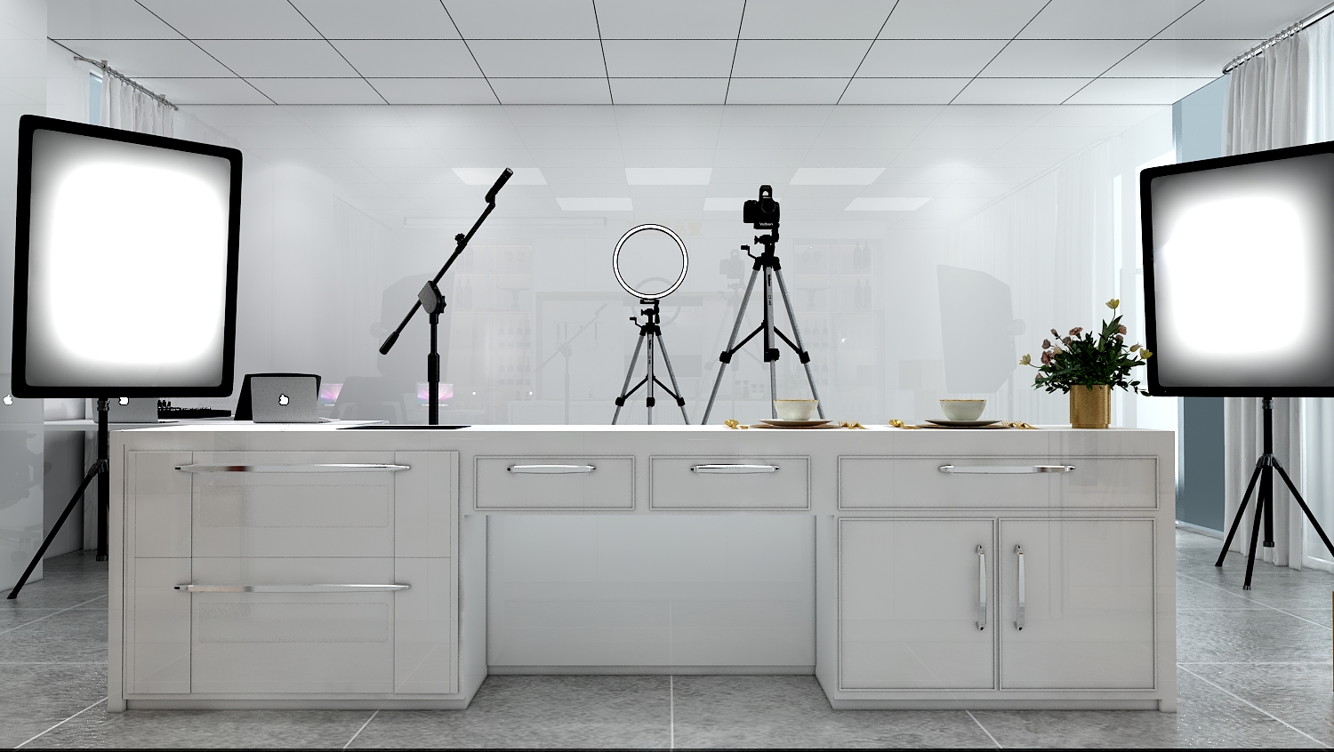 壹品慧生活直播間設(shè)計(jì)搭建