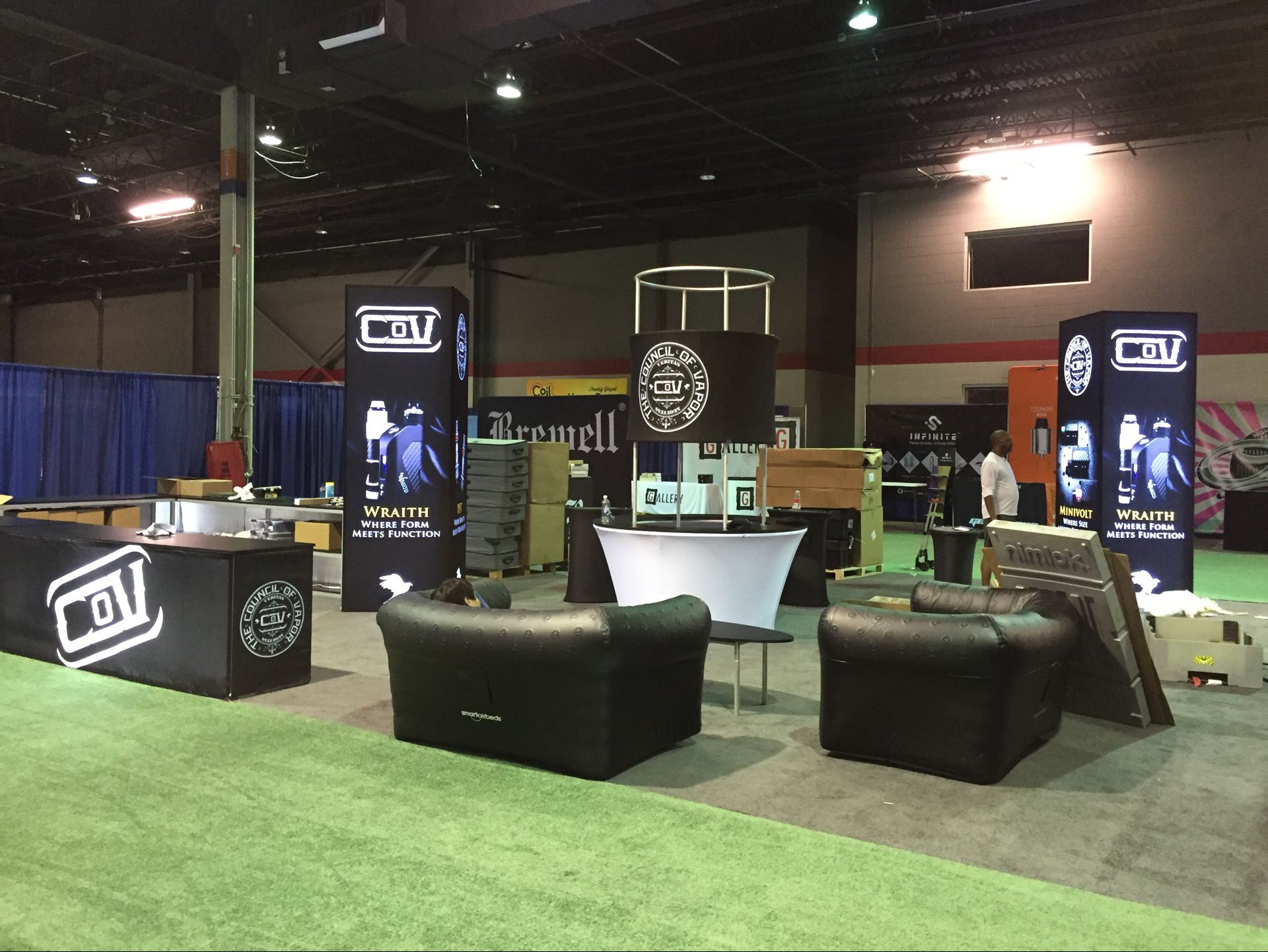 美國電子煙展展臺(tái)設(shè)計(jì)搭建