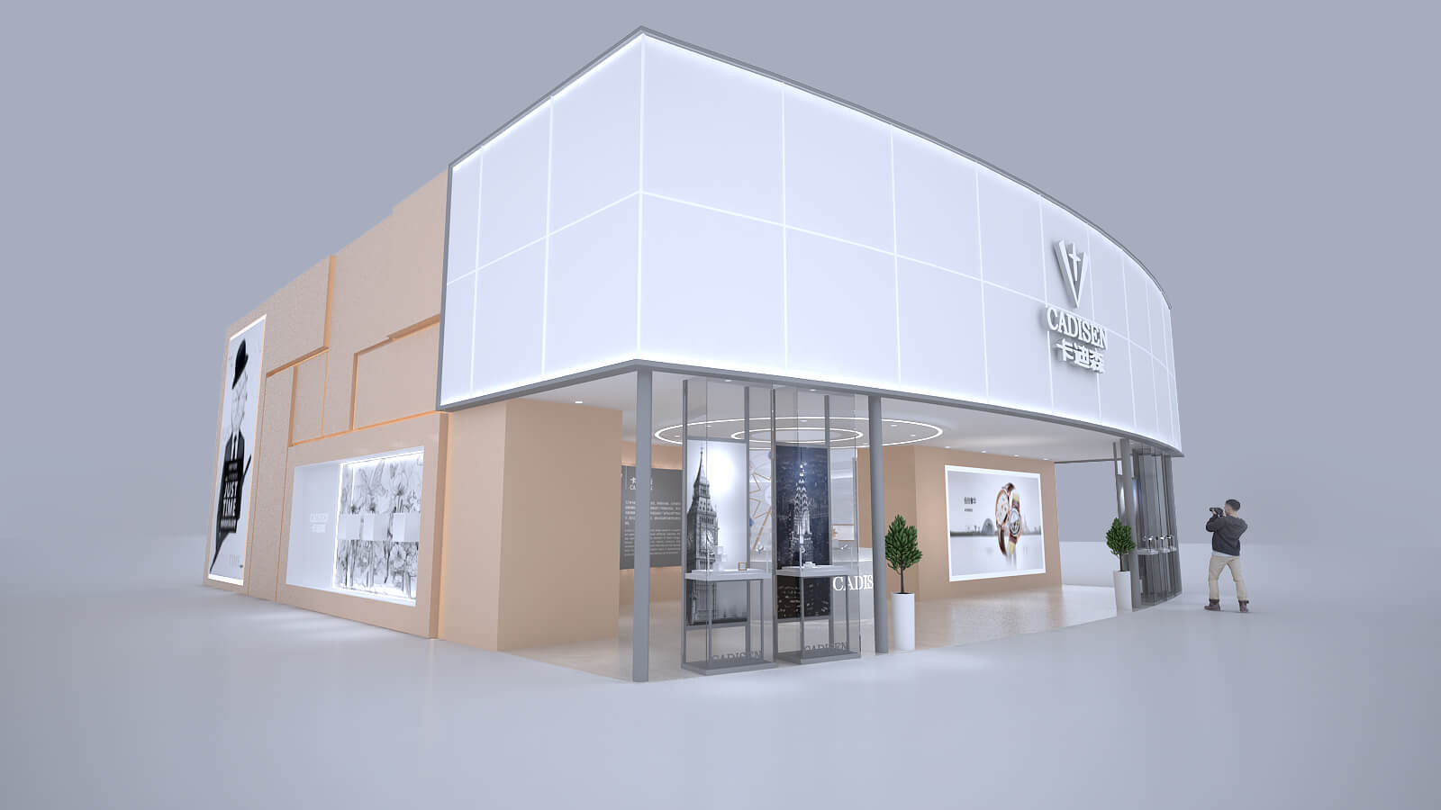 卡迪森手表-珠寶展展臺設計搭建