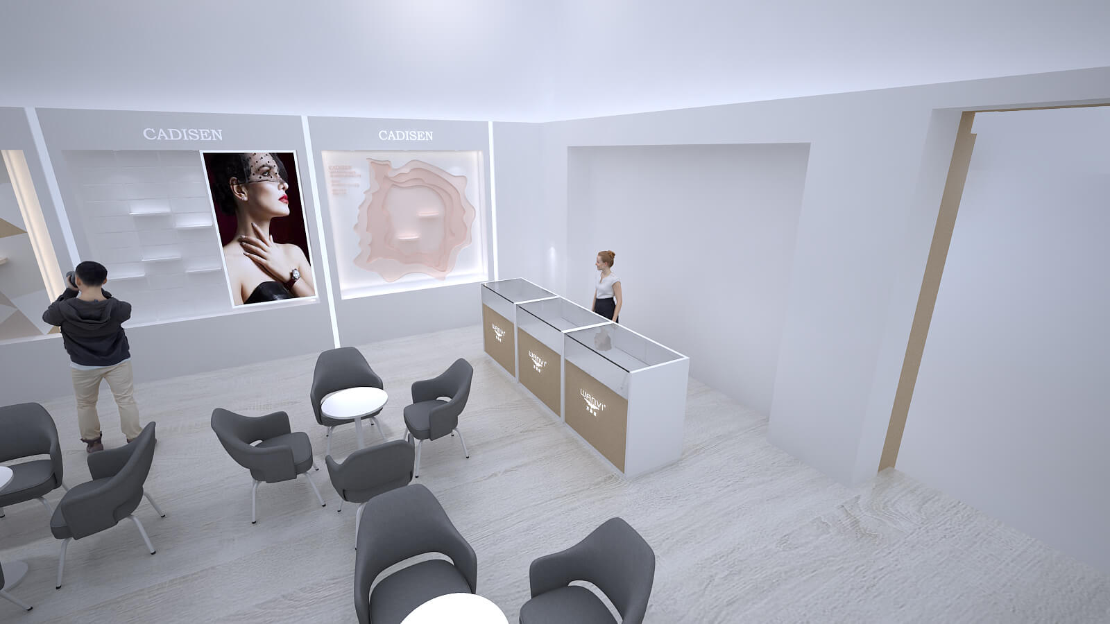 卡迪森手表-珠寶展展臺設計搭建