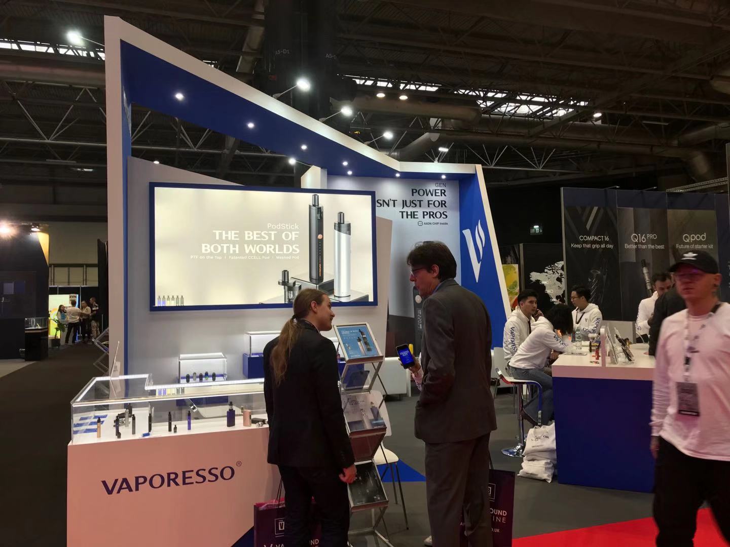 【麥克維爾】英國電子煙展展會設(shè)計搭建