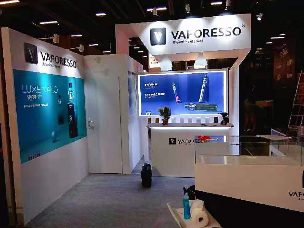 【麥克維爾】法國(guó)電子煙展位設(shè)計(jì)搭建