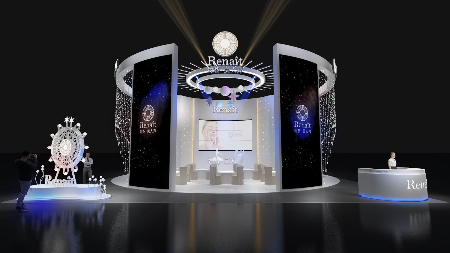 較小展廳怎么搭建這幾點細(xì)節(jié)很重要展臺設(shè)計搭建公司(圖1)